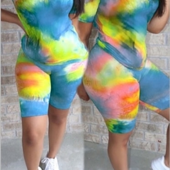 2 piece Tye dye short set. - Picture 1 of 2